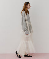 【予約】【J1U by LA BELLE ETUDE】シースルーボリュームチュールデザインジレ