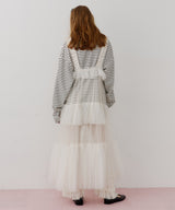 【予約】【J1U by LA BELLE ETUDE】シースルーボリュームチュールデザインジレ