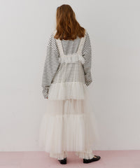 【予約】【J1U by LA BELLE ETUDE】シースルーボリュームチュールデザインジレ