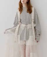 【予約】【J1U by LA BELLE ETUDE】シースルーボリュームチュールデザインジレ