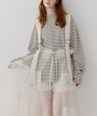 【予約】【J1U by LA BELLE ETUDE】シースルーボリュームチュールデザインジレ