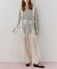 【予約】【J1U by LA BELLE ETUDE】シースルーボリュームチュールデザインジレ