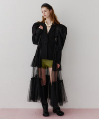 【予約】【J1U by LA BELLE ETUDE】シースルーボリュームチュールデザインジレ