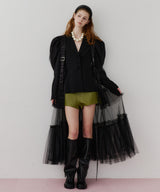 【予約】【J1U by LA BELLE ETUDE】シースルーボリュームチュールデザインジレ