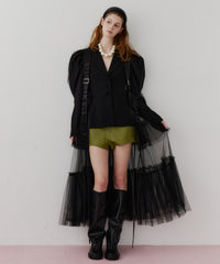 【予約】【J1U by LA BELLE ETUDE】シースルーボリュームチュールデザインジレ