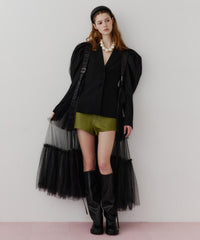 【予約】【J1U by LA BELLE ETUDE】シースルーボリュームチュールデザインジレ