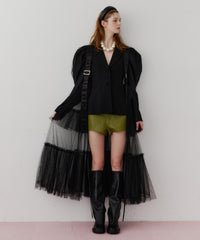 【予約】【J1U by LA BELLE ETUDE】シースルーボリュームチュールデザインジレ