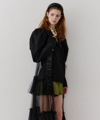 【予約】【J1U by LA BELLE ETUDE】シースルーボリュームチュールデザインジレ