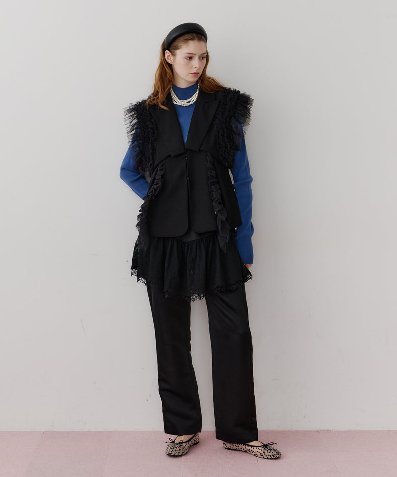 J1U by LA BELLE ETUDE】クラシカルレースドッキングパンツ – LA BELLE