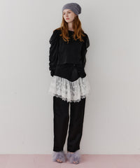 【予約開始待ち】【J1U by LA BELLE ETUDE】クラシカルレースドッキングパンツ