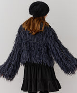 【J1U by LA BELLE ETUDE】2WAYループフェザー×かぎあみニット