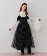 【J1U by LA BELLE ETUDE】ヘムフリルコルセットワンピース