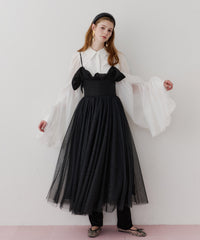 【J1U by LA BELLE ETUDE】ヘムフリルコルセットワンピース