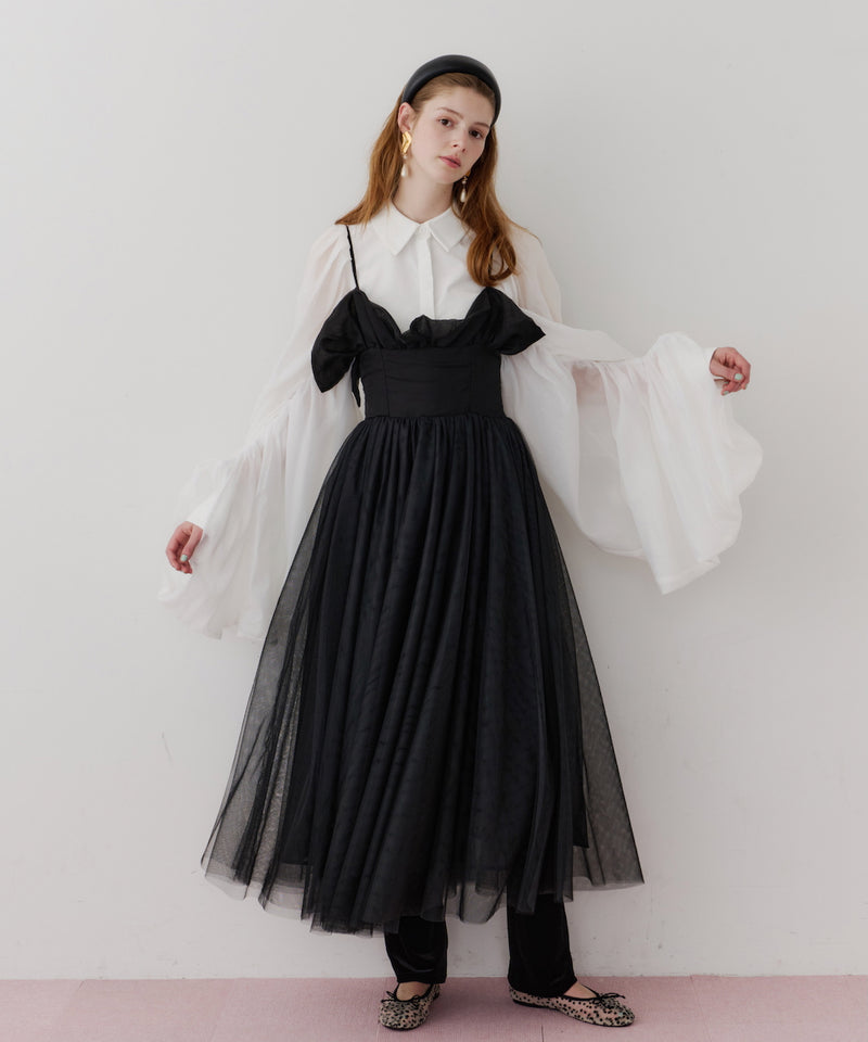 【J1U by LA BELLE ETUDE】ヘムフリルコルセットワンピース