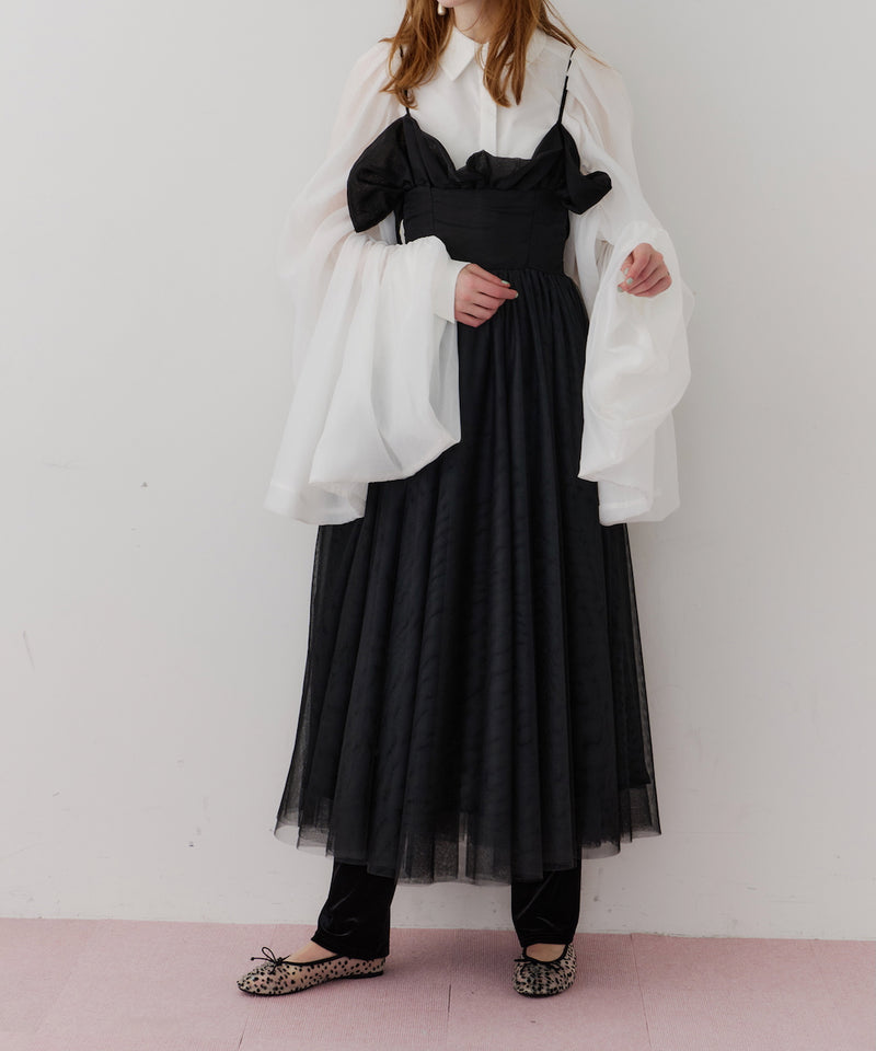 【J1U by LA BELLE ETUDE】ヘムフリルコルセットワンピース