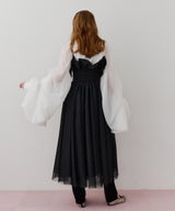 【J1U by LA BELLE ETUDE】ヘムフリルコルセットワンピース