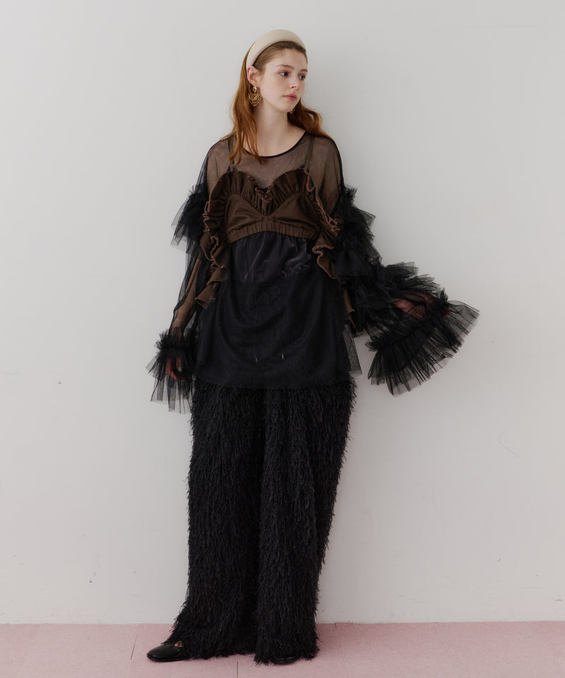 【J1U by LA BELLE ETUDE】ボリュームドレープフリルビスチェ