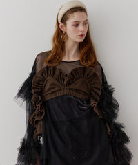 【J1U by LA BELLE ETUDE】ボリュームドレープフリルビスチェ