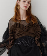 【J1U by LA BELLE ETUDE】ボリュームドレープフリルビスチェ