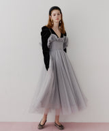 【J1U by LA BELLE ETUDE】ヘムフリルコルセットワンピース