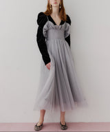 【J1U by LA BELLE ETUDE】ヘムフリルコルセットワンピース