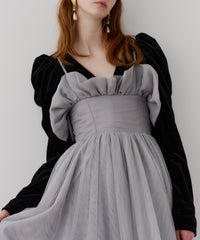 【J1U by LA BELLE ETUDE】ヘムフリルコルセットワンピース