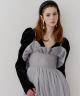 【J1U by LA BELLE ETUDE】ヘムフリルコルセットワンピース