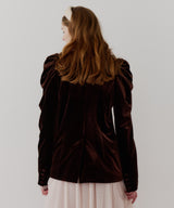 【REVIVAL】【J1U by LA BELLE ETUDE】クラシカルベロアパフスリーブJK