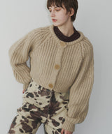 【room153】2wayチャンキークロップドニット