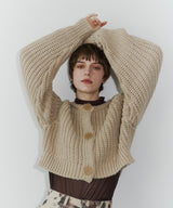 【room153】2wayチャンキークロップドニット