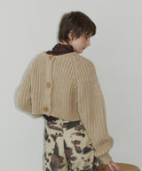 【room153】2wayチャンキークロップドニット