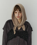 【一部カラー予約】【room153】トライアングルニットスカーフ