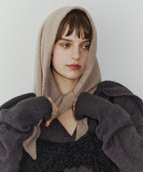 【一部カラー予約】【room153】トライアングルニットスカーフ