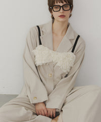 【room153】フリンジニットビスチェ