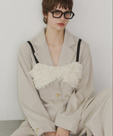 【room153】フリンジニットビスチェ