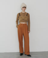 【room153】ハイウエストタックパンツ