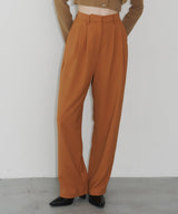 【room153】ハイウエストタックパンツ