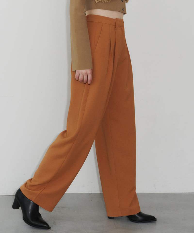 【room153】ハイウエストタックパンツ