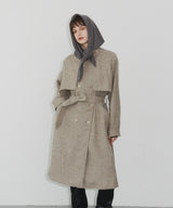 【一部カラー予約】【room153】トライアングルニットスカーフ