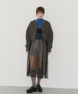 【room153】2wayチャンキークロップドニット