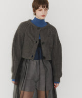 【room153】2wayチャンキークロップドニット