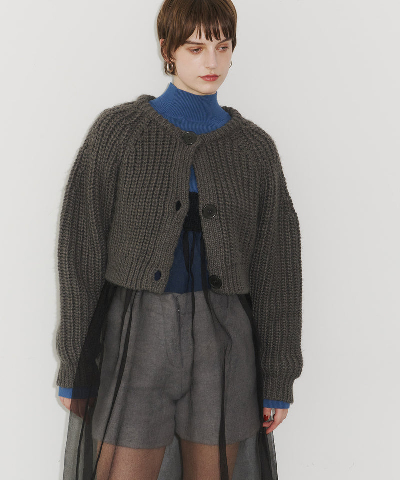 【room153】2wayチャンキークロップドニット