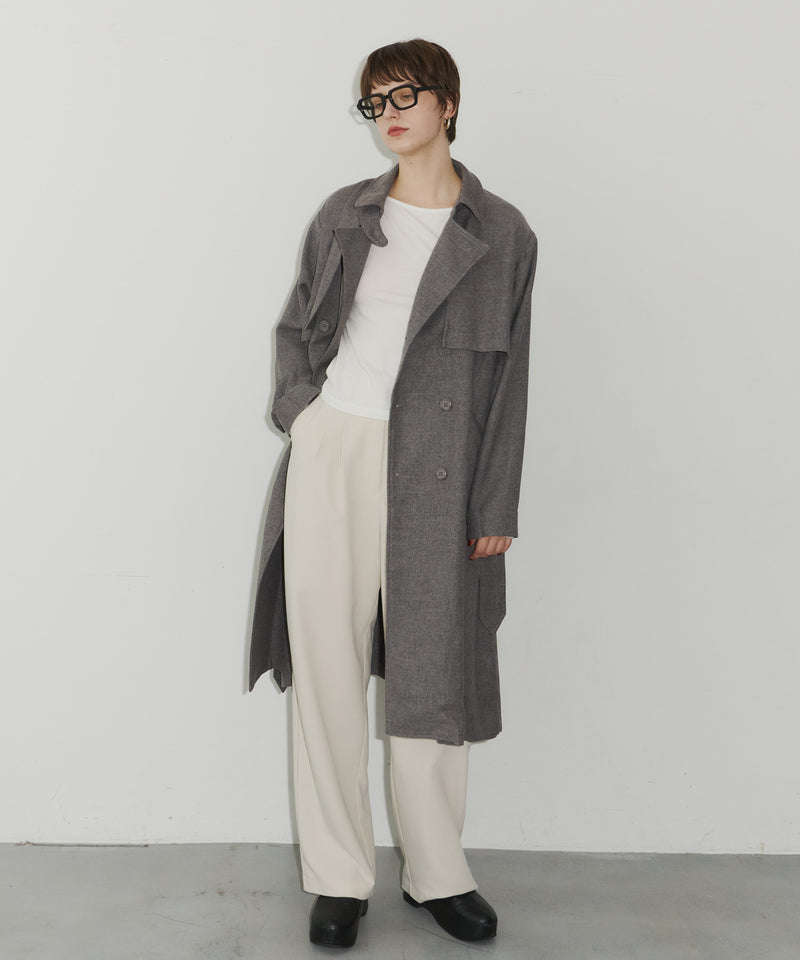 【room153】ハイウエストタックパンツ