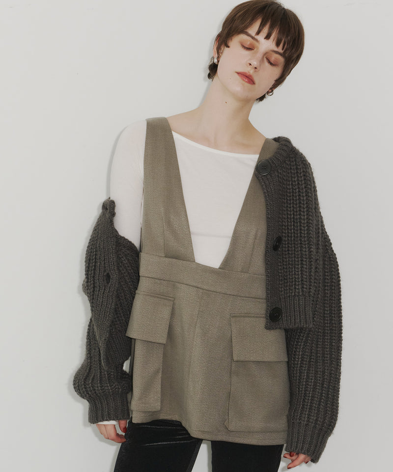 【room153】ビックポケットエプロントップス