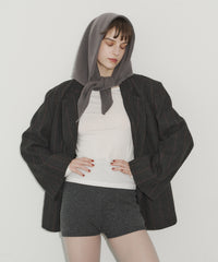 【一部カラー予約】【room153】トライアングルニットスカーフ