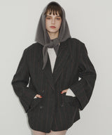 【一部カラー予約】【room153】トライアングルニットスカーフ