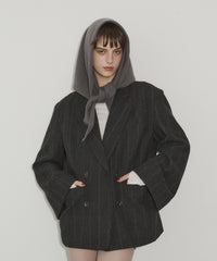 【一部カラー予約】【room153】トライアングルニットスカーフ