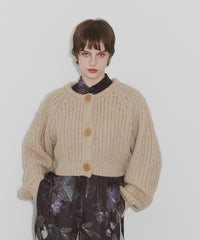 【room153】2wayチャンキークロップドニット