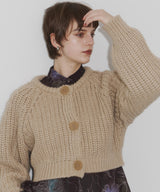 【room153】2wayチャンキークロップドニット