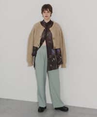 【room153】ハイウエストタックパンツ